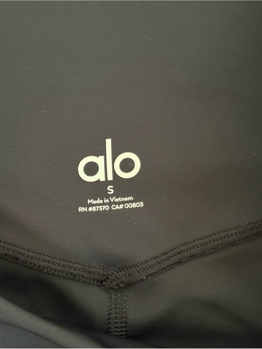 Alo Airlift Double Trouble Biker Short Black Size Small - Picture 6 of 6